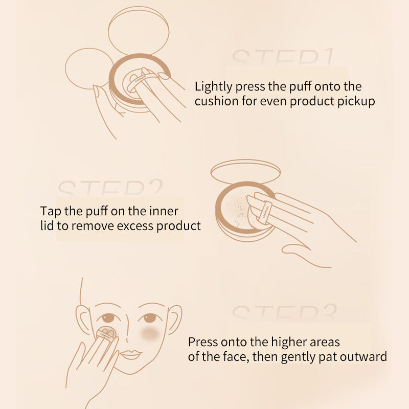 How to apply MISO cushion foundation with cushion puff